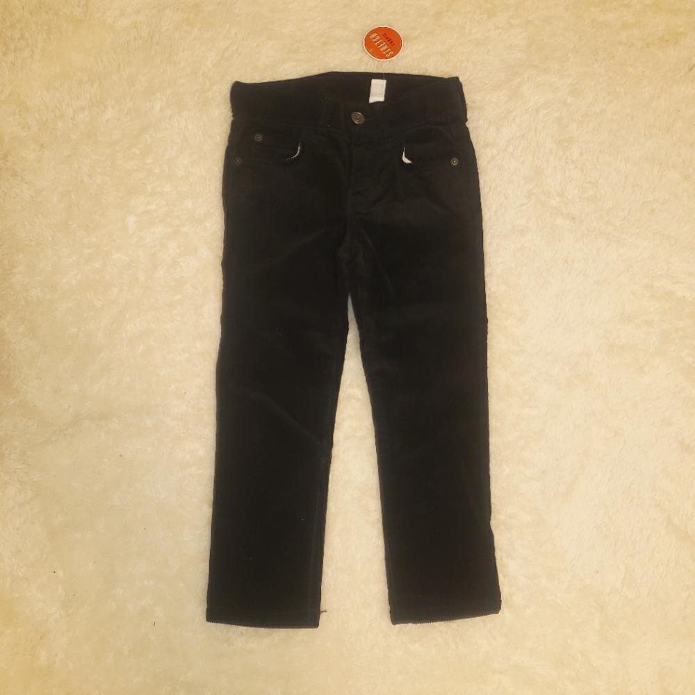 NWT Children's Place black corduroy pants, 4Y
